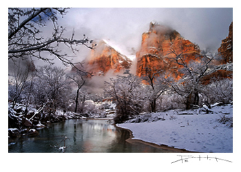 Zion Winter - David Pettit Photography